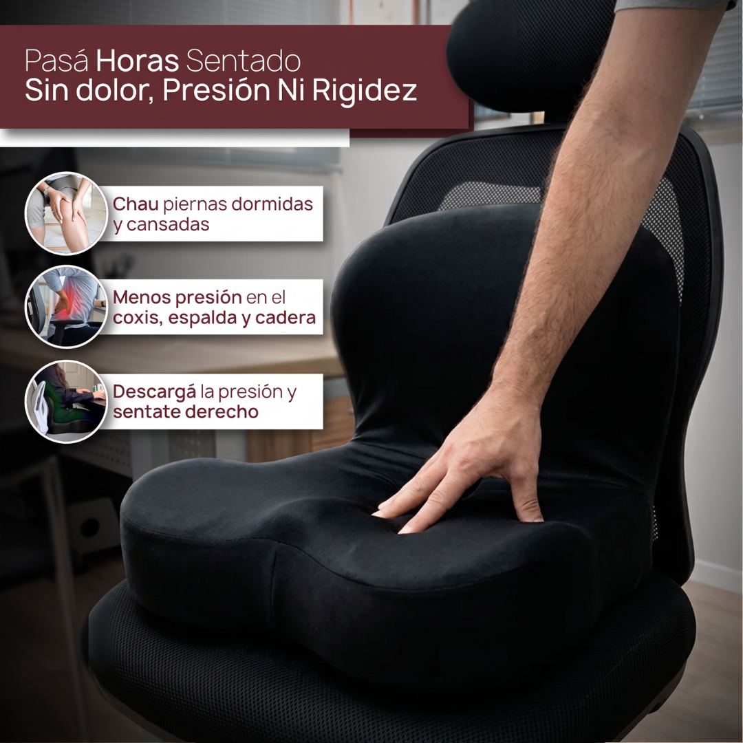 Andiva — Almohadon Ortopédico Premium para Coxis y Lumbar