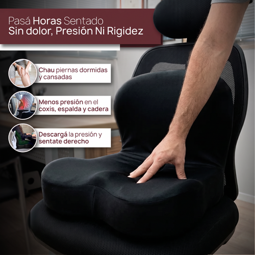Andiva — Almohadon Ortopédico Premium para Coxis y Lumbar